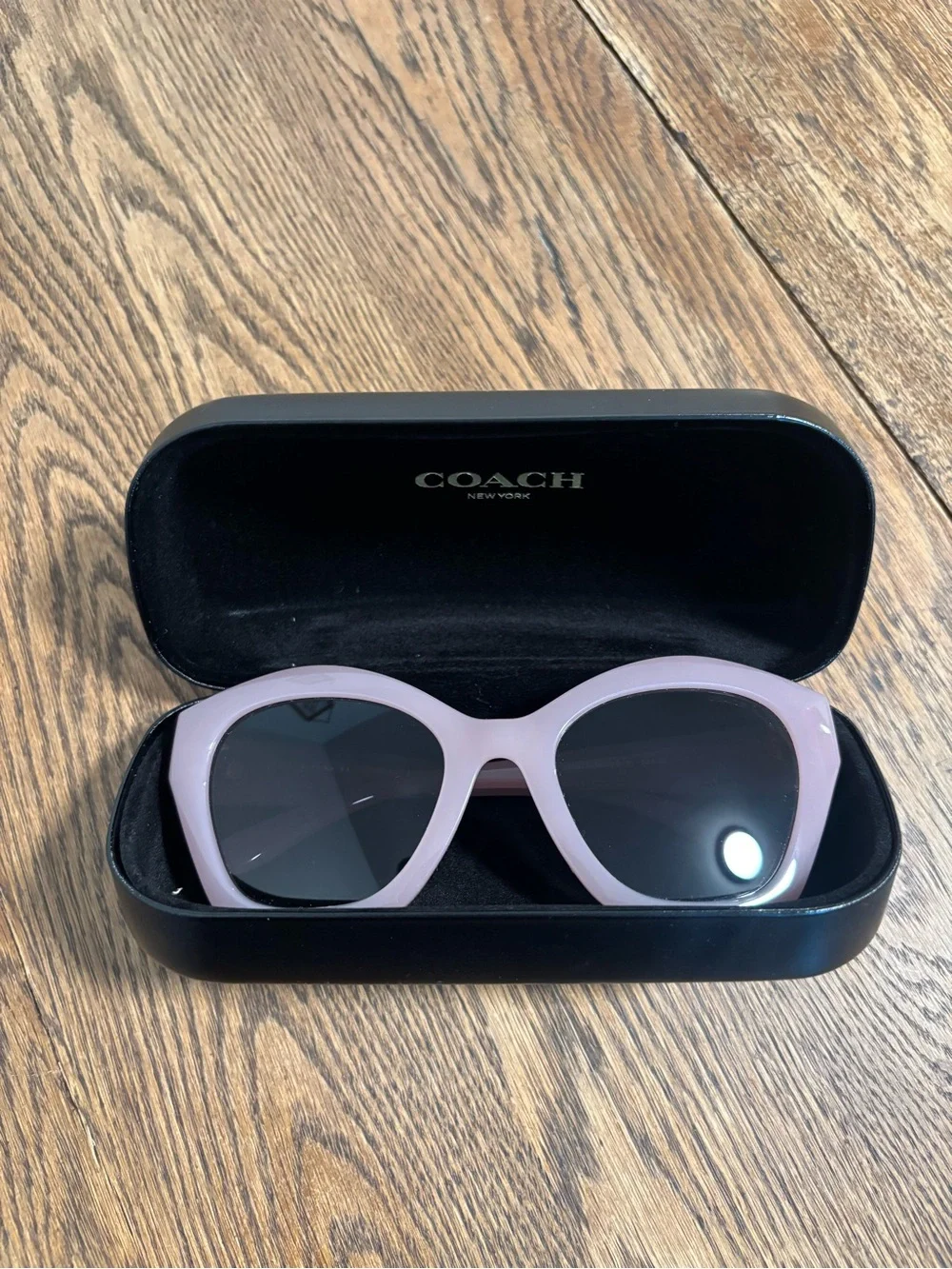 Coach | Milky Buff Pink Cat-Eye Sunglasses